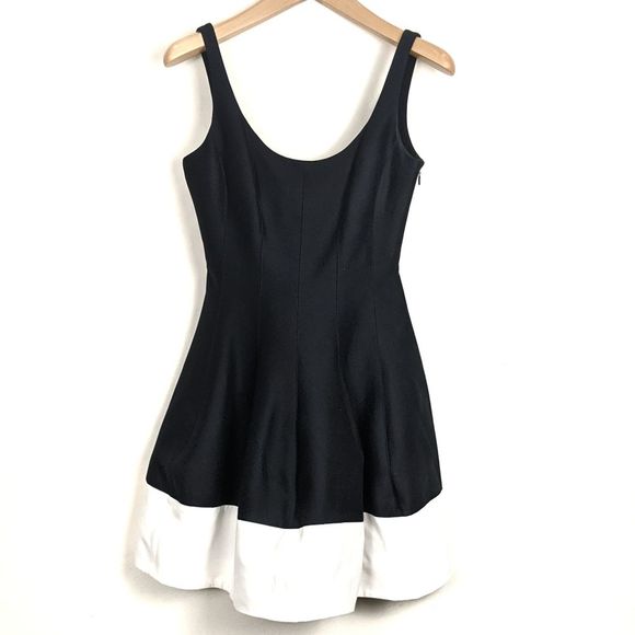 Halston Heritage Silk Faille Tulip Skirt Dress - Picture 2 of 5